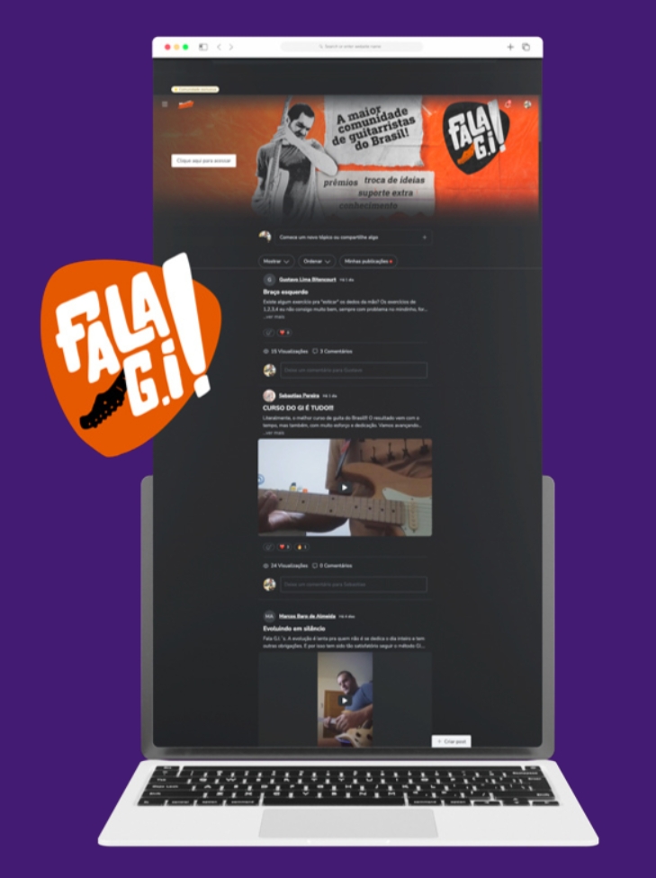 Melhores cursos de guitarra online. Guitarra Intensiva por Rodrigo Ferrarezi.